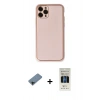 MARSİLYAN™- iPhone 11 Pro Kılıf Yadigar Klasik - Siyah 5D Hayalet Cam Ekran Koruyucu + Shine Kamera Lens Koruma Cam - SH