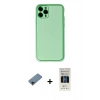 MARSİLYAN™- iPhone 11 Pro Kılıf Yadigar Klasik - Siyah 5D Hayalet Cam Ekran Koruyucu + Shine Kamera Lens Koruma Cam - SH