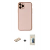 MARSİLYAN™- iPhone 11 Pro Kılıf Yadigar Klasik - Siyah 6D Mat Seramik Hayalet Nano Ekran Koruyucu + Renkli Kamera Lens Koruma Cam - YL
