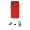 MARSİLYAN™- iPhone 11 Pro Kılıf Yadigar Klasik - Siyah 6D Mat Seramik Hayalet Nano Ekran Koruyucu + Shine Kamera Lens Koruma Cam - GD