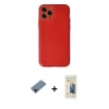 MARSİLYAN™- iPhone 11 Pro Kılıf Yadigar Klasik - Siyah 6D Mat Seramik Hayalet Nano Ekran Koruyucu + Shine Kamera Lens Koruma Cam - SH