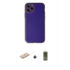 MARSİLYAN™- iPhone 11 Pro Kılıf Yadigar Klasik - Siyah Joko Magic 5D Hayalet Cam + Mavi Renkli Kamera Lens Koruma Cam