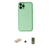 MARSİLYAN™- iPhone 11 Pro Kılıf Yadigar Klasik - Siyah Joko Magic 5D Hayalet Cam + Renkli Kamera Lens Koruma Cam - PE