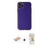 MARSİLYAN™- iPhone 11 Pro Kılıf Yadigar Klasik - Siyah Mat Seramik Nano Ekran Koruyucu + Renkli Kamera Lens Koruma Cam - TU