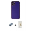 MARSİLYAN™- iPhone 11 Pro Kılıf Yadigar Klasik - Siyah Mat Seramik Nano Ekran Koruyucu + Shine Kamera Lens Koruma Cam - SH