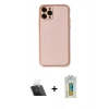 MARSİLYAN™- iPhone 11 Pro Kılıf Yadigar Klasik - Siyah Polymer Nano Ekran Koruyucu + Kamera Lens Koruma Cam - SF