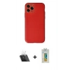 MARSİLYAN™- iPhone 11 Pro Kılıf Yadigar Klasik - Siyah Polymer Nano Ekran Koruyucu + Kamera Lens Koruma Cam - SF