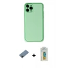 MARSİLYAN™- iPhone 11 Pro Kılıf Yadigar Klasik - Siyah Polymer Nano Ekran Koruyucu + Shine Kamera Lens Koruma Cam - SH
