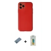 MARSİLYAN™- iPhone 11 Pro Kılıf Yadigar Klasik - Siyah Polymer Nano Ekran Koruyucu + Shine Kamera Lens Koruma Cam - MI
