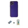 MARSİLYAN™- iPhone 11 Pro Kılıf Yadigar Klasik - Siyah Polymer Nano Ekran Koruyucu + Shine Kamera Lens Koruma Cam - GD