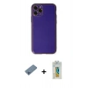 MARSİLYAN™- iPhone 11 Pro Kılıf Yadigar Klasik - Siyah Polymer Nano Ekran Koruyucu + Shine Kamera Lens Koruma Cam - MI