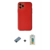 MARSİLYAN™- iPhone 11 Pro Kılıf Yadigar Klasik - Siyah Polymer Nano Ekran Koruyucu + Shine Kamera Lens Koruma Cam - SH
