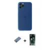 MARSİLYAN™- iPhone 11 Pro Kılıf Yadigar Yansıma Serisi - Şeffaf 360 Full Body Arka Koruyucu + Shine Kamera Lens Koruma Cam - MI