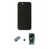 MARSİLYAN™- iPhone 11 Pro Kılıf Yadigar Yansıma Serisi - Şeffaf 360 Full Body Arka Koruyucu + Shine Kamera Lens Koruma Cam - GD