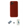MARSİLYAN™- iPhone 11 Pro Kılıf Yadigar Yansıma Serisi - Şeffaf Pasifik Cam Ekran Koruyucu + Metal Kamera Lens Koruma Cam - KI