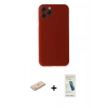 MARSİLYAN™- iPhone 11 Pro Kılıf Yadigar Yansıma Serisi - Şeffaf Pasifik Cam Ekran Koruyucu + Renkli Kamera Lens Koruma Cam - MI