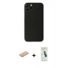 MARSİLYAN™- iPhone 11 Pro Kılıf Yadigar Yansıma Serisi - Şeffaf Pasifik Cam Ekran Koruyucu + Renkli Kamera Lens Koruma Cam - TU
