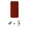 MARSİLYAN™- iPhone 11 Pro Kılıf Yadigar Yansıma Serisi - Şeffaf Pasifik Cam Ekran Koruyucu + Shine Kamera Lens Koruma Cam - SH