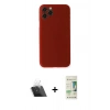 MARSİLYAN™- iPhone 11 Pro Kılıf Yadigar Yansıma Serisi - Siyah 20D Premium Cam Ekran Koruyucu + Kamera Lens Koruma Cam - SF