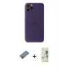 MARSİLYAN™- iPhone 11 Pro Kılıf Yadigar Yansıma Serisi - Siyah 20D Premium Cam Ekran Koruyucu + Shine Kamera Lens Koruma Cam - MI