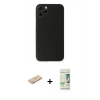 MARSİLYAN™- iPhone 11 Pro Kılıf Yadigar Yansıma Serisi - Siyah 20D Premium Cam Ekran Koruyucu + Renkli Kamera Lens Koruma Cam - YL