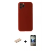 MARSİLYAN™- iPhone 11 Pro Kılıf Yadigar Yansıma Serisi - Siyah 34D Hayalet Izgaralı Cam + Renkli Kamera Lens Koruma Cam - MI