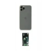 MARSİLYAN™- iPhone 11 Pro Kılıf Yadigar Yansıma Serisi - Siyah 360 Mat Full Body Arka Koruyucu
