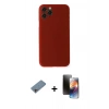MARSİLYAN™- iPhone 11 Pro Kılıf Yadigar Yansıma Serisi - Siyah 3D Antistatik Mat Seramik Nano Ekran Koruyucu + Shine Kamera Lens Koruma Cam - GI