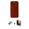 MARSİLYAN™- iPhone 11 Pro Kılıf Yadigar Yansıma Serisi - Siyah 3D Antistatik Mat Seramik Nano Ekran Koruyucu + Metal Kamera Lens Koruma Cam - KI