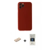 MARSİLYAN™- iPhone 11 Pro Kılıf Yadigar Yansıma Serisi - Siyah 5D Hayalet Cam Ekran Koruyucu + Renkli Kamera Lens Koruma Cam - MI