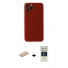 MARSİLYAN™- iPhone 11 Pro Kılıf Yadigar Yansıma Serisi - Siyah 5D Hayalet Cam Ekran Koruyucu + Renkli Kamera Lens Koruma Cam - TU