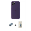 MARSİLYAN™- iPhone 11 Pro Kılıf Yadigar Yansıma Serisi - Siyah 6D Mat Seramik Hayalet Nano Ekran Koruyucu + Shine Kamera Lens Koruma Cam - SH