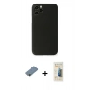 MARSİLYAN™- iPhone 11 Pro Kılıf Yadigar Yansıma Serisi - Siyah 6D Mat Seramik Hayalet Nano Ekran Koruyucu + Shine Kamera Lens Koruma Cam - GS