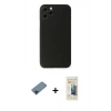 MARSİLYAN™- iPhone 11 Pro Kılıf Yadigar Yansıma Serisi - Siyah 6D Mat Seramik Hayalet Nano Ekran Koruyucu + Shine Kamera Lens Koruma Cam - SH