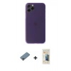 MARSİLYAN™- iPhone 11 Pro Kılıf Yadigar Yansıma Serisi - Siyah 6D Mat Seramik Hayalet Nano Ekran Koruyucu + Shine Kamera Lens Koruma Cam - GI