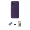 MARSİLYAN™- iPhone 11 Pro Kılıf Yadigar Yansıma Serisi - Siyah 6D Mat Seramik Hayalet Nano Ekran Koruyucu + Shine Kamera Lens Koruma Cam - GS