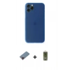 MARSİLYAN™- iPhone 11 Pro Kılıf Yadigar Yansıma Serisi - Siyah Joko Magic 5D Hayalet Cam + Kırmızı Metal Kamera Lens Koruma Cam