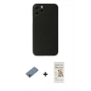 MARSİLYAN™- iPhone 11 Pro Kılıf Yadigar Yansıma Serisi - Siyah Mat Seramik Nano Ekran Koruyucu + Shine Kamera Lens Koruma Cam - GI