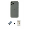 MARSİLYAN™- iPhone 11 Pro Kılıf Yadigar Yansıma Serisi - Siyah Mat Seramik Nano Ekran Koruyucu + Shine Kamera Lens Koruma Cam - GI