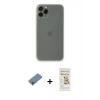 MARSİLYAN™- iPhone 11 Pro Kılıf Yadigar Yansıma Serisi - Siyah Mat Seramik Nano Ekran Koruyucu + Shine Kamera Lens Koruma Cam - SABE