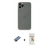 MARSİLYAN™- iPhone 11 Pro Kılıf Yadigar Yansıma Serisi - Siyah Mat Seramik Nano Ekran Koruyucu + Shine Kamera Lens Koruma Cam - SH