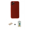MARSİLYAN™- iPhone 11 Pro Kılıf Yadigar Yansıma Serisi - Siyah Polymer Nano Ekran Koruyucu + Renkli Kamera Lens Koruma Cam - SI
