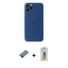 MARSİLYAN™- iPhone 11 Pro Kılıf Yadigar Yansıma Serisi - Siyah Polymer Nano Ekran Koruyucu + Shine Kamera Lens Koruma Cam - GD
