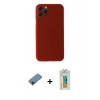 MARSİLYAN™- iPhone 11 Pro Kılıf Yadigar Yansıma Serisi - Siyah Polymer Nano Ekran Koruyucu + Siyah Shine Kamera Lens Koruma Cam