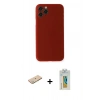 MARSİLYAN™- iPhone 11 Pro Kılıf Yadigar Yansıma Serisi - Siyah Polymer Nano Ekran Koruyucu + Renkli Kamera Lens Koruma Cam - YL