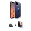 MARSİLYAN™- iPhone 11 Pro Kılıf Yankı Form Prime - Siyah 3D Antistatik Mat Seramik Nano Ekran Koruyucu + Kamera Lens Koruma Cam - SF