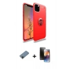 MARSİLYAN™- iPhone 11 Pro Kılıf Yankı Form Prime - Siyah 3D Antistatik Mat Seramik Nano Ekran Koruyucu + Shine Kamera Lens Koruma Cam - SH