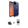 MARSİLYAN™- iPhone 11 Pro Kılıf Yankı Form Prime - Siyah 5D Hayalet Cam Ekran Koruyucu + Kamera Lens Koruma Cam - SF