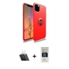 MARSİLYAN™- iPhone 11 Pro Kılıf Yankı Form Prime - Siyah 5D Hayalet Cam Ekran Koruyucu + Kamera Lens Koruma Cam - SF