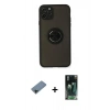 MARSİLYAN™- iPhone 11 Pro Kılıf Yörünge Çizgi - Şeffaf 360 Full Body Arka Koruyucu + Shine Kamera Lens Koruma Cam - SH